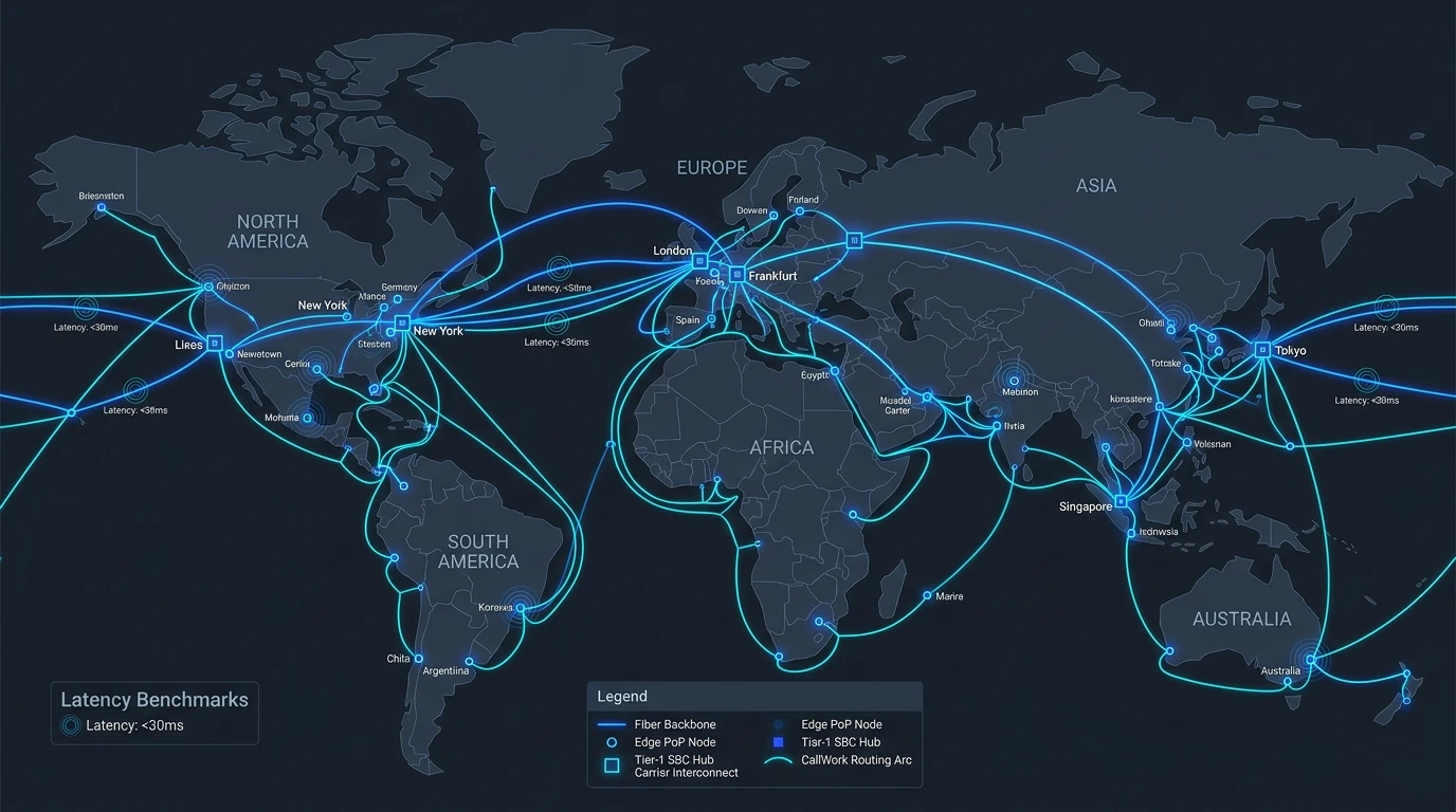 DIDWire Global Anycast SBC Network Reliability and Edge PoP Status