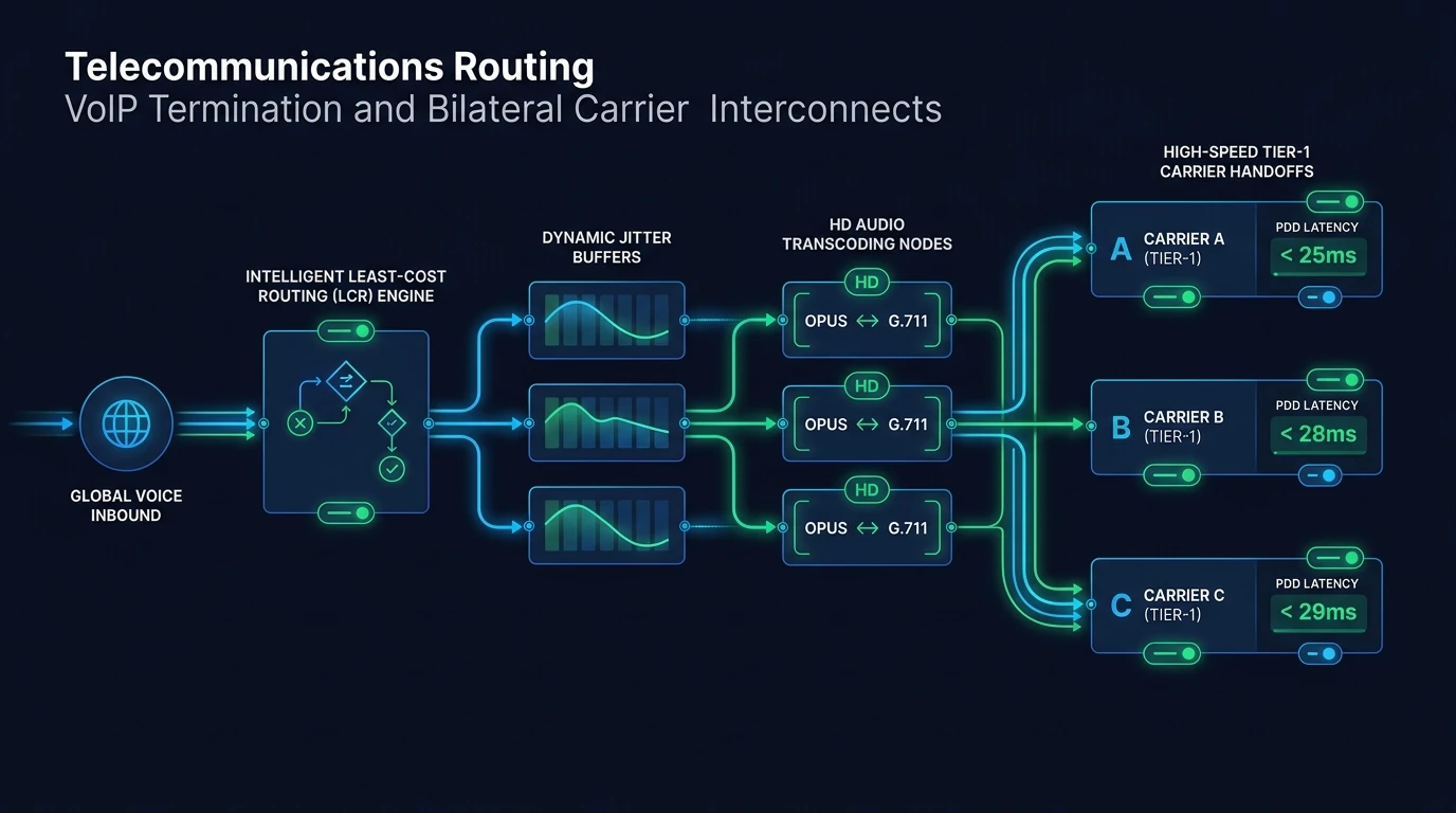 Voice Infrastructure Live Telemetry Console